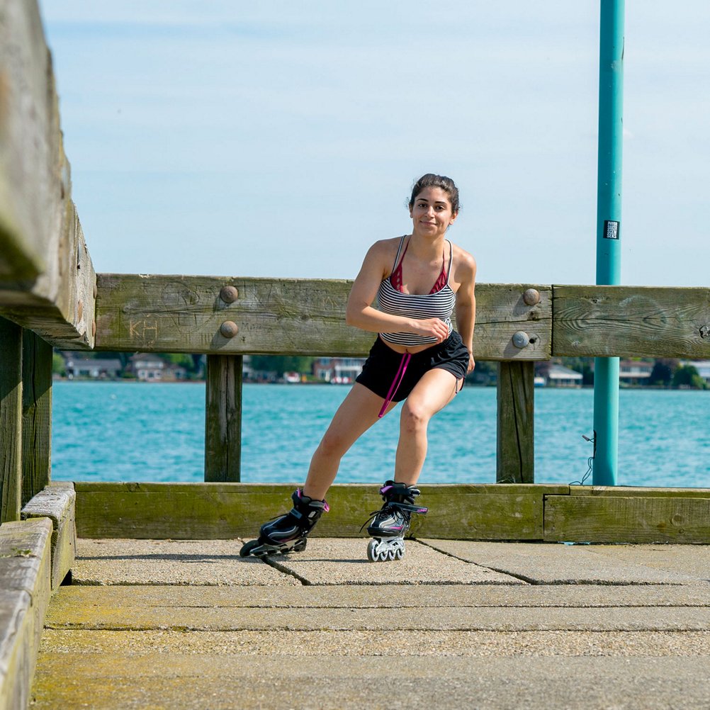 5th Element Lynx Inline Skates for Women with Adjustable Strap, 80mm Wheels, and Soft Boot | Inline Skates Perfect for Roller Derby, Roller Hockey, and Fitness Skating - Image 4