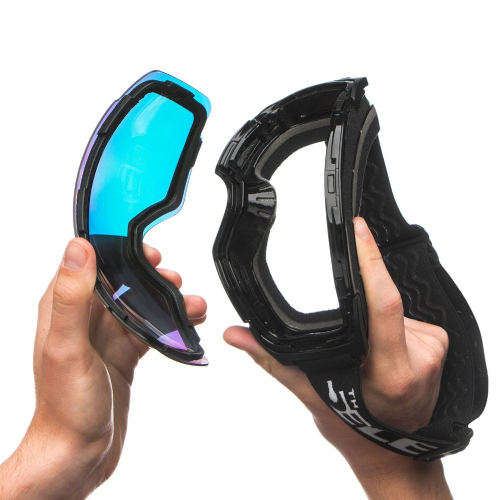 5th Element Stealth MAG Adult Goggles for Skiing and Snowboarding-Includes Lenses for Sunny and Overcast Conditions-Easy to Change - Image 5