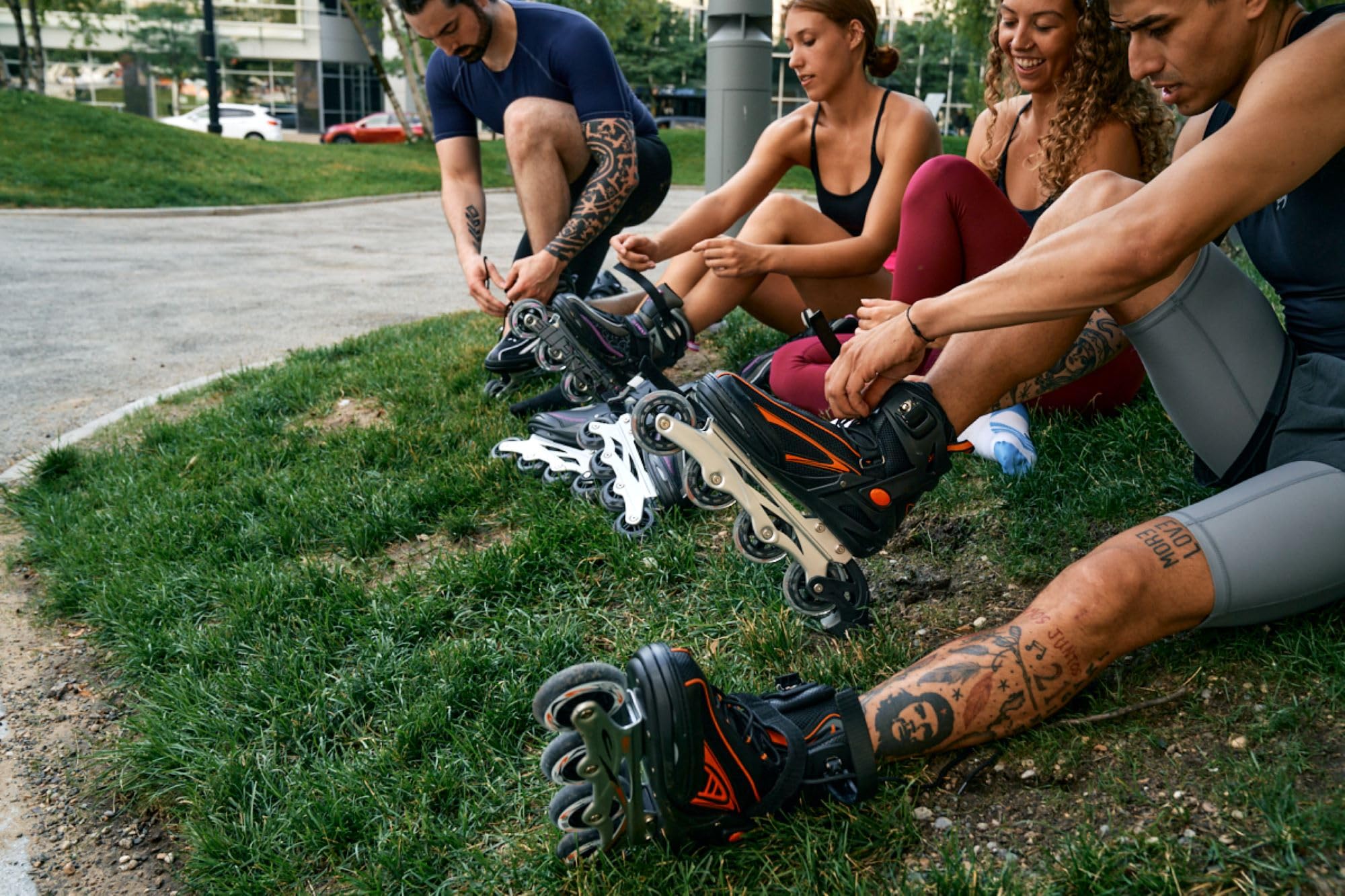 Panther Inline Skates Men with Adjustable Strap, 82mm Wheels - Soft Boot Fit for Comfort | Roller Derby Long Distance Skates for Recreational Fitness & Outdoor Street Hockey - Image 8